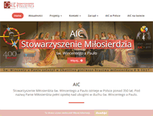 Tablet Screenshot of aicpolska.misjonarze.pl